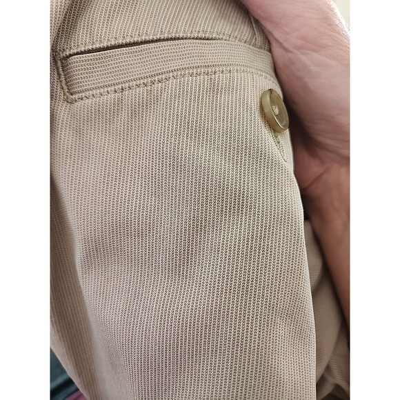VTG Banana Republic Dawson Straight Chinos - 34x28  (30x30) Searsucker Taupe - Picture 7 of 7
